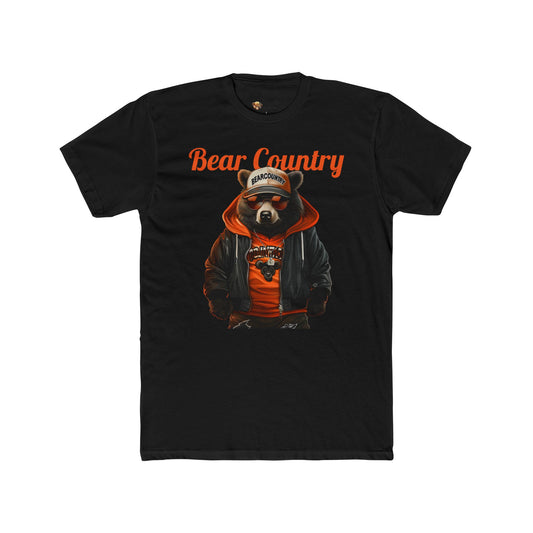 Blk & Orange Crew Tee Shirt