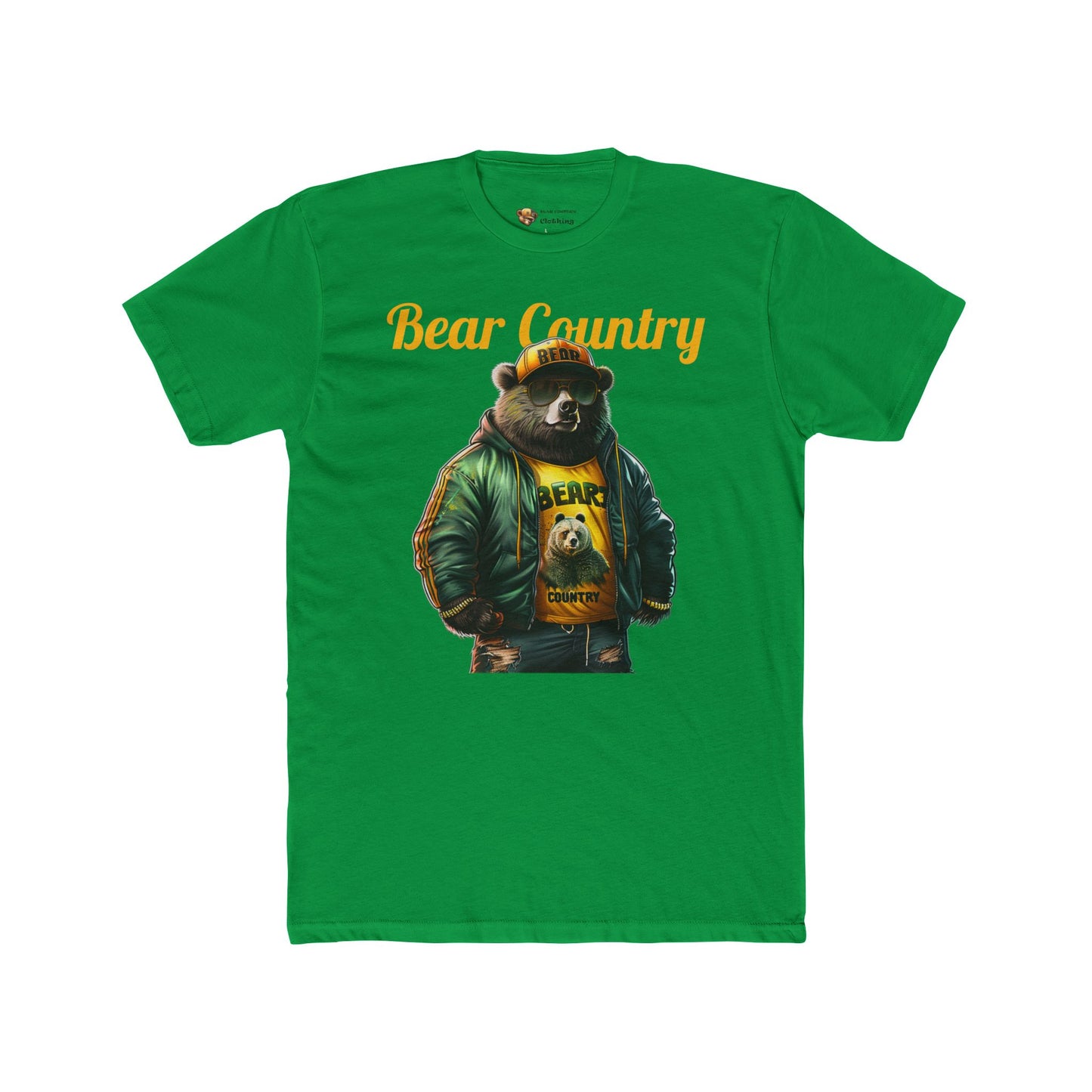 Green & Gold Crew Tee Shirt