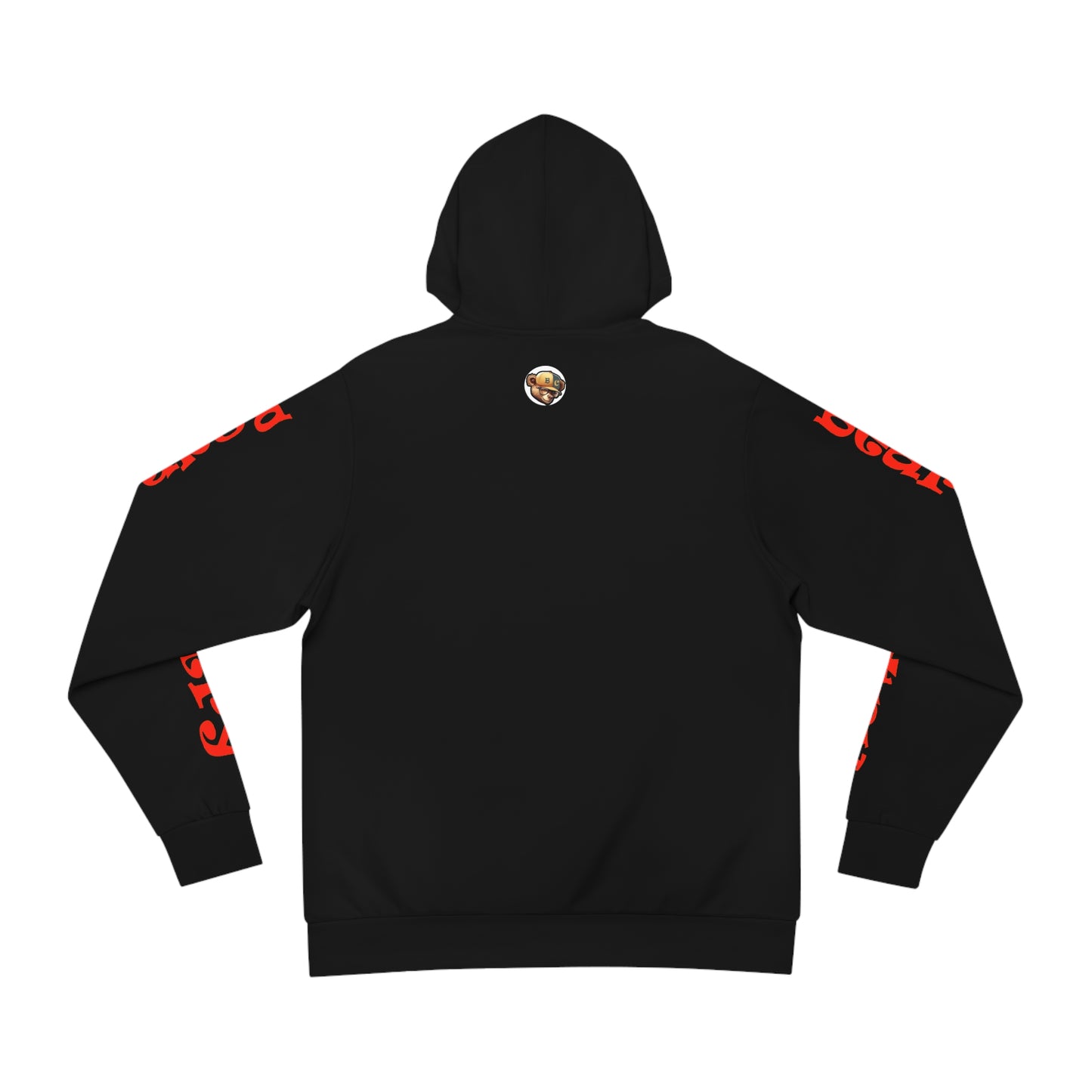 Red & Blk Bear Hoodie