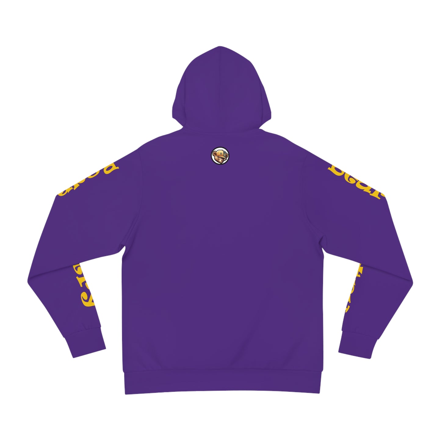 Purple & Gold Bear Hoodie