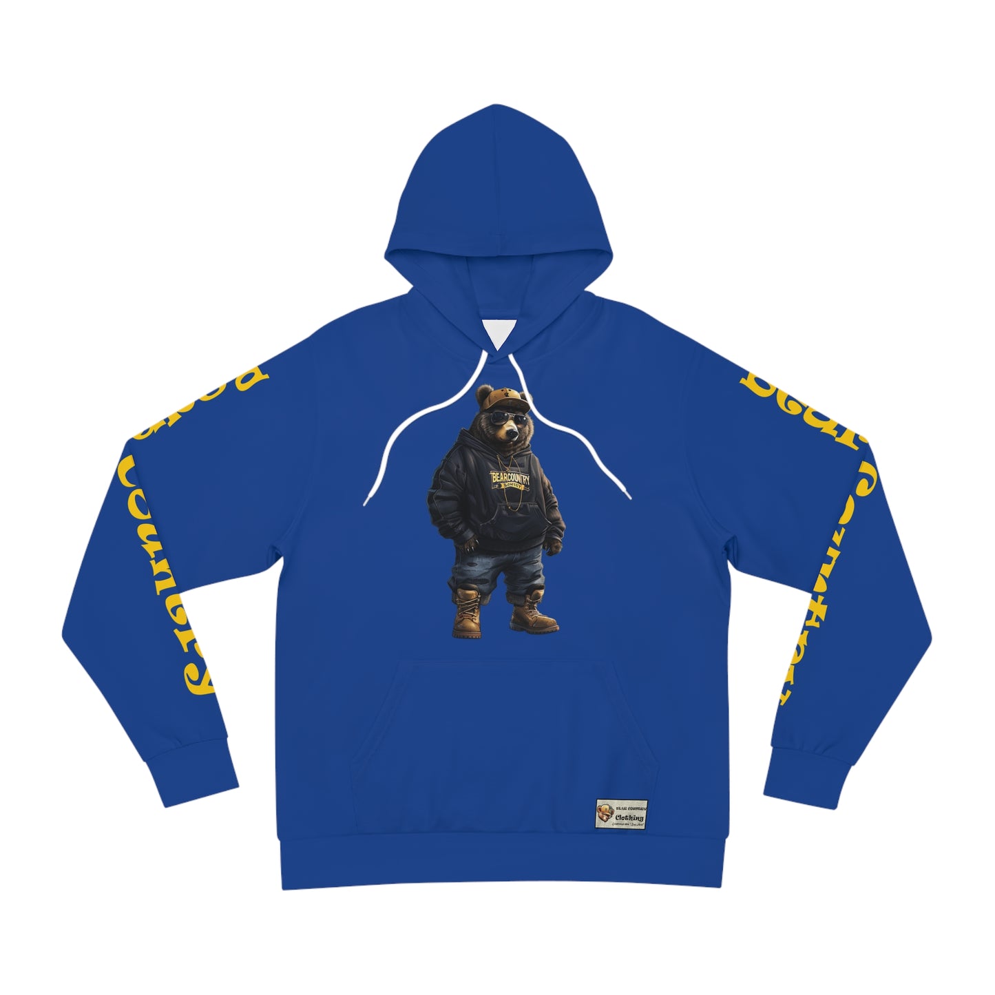 Blue & Yellow Bear Hoodie