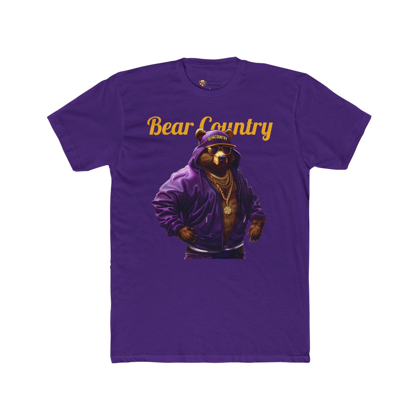 Purple & Gold Crew Tee Shirt