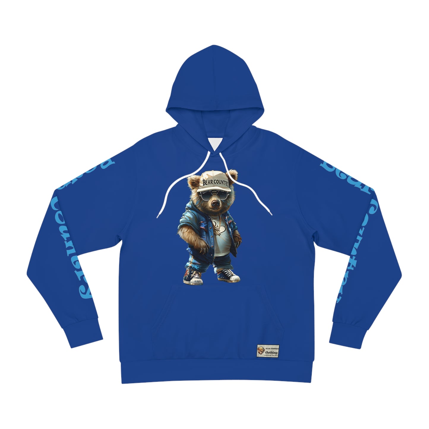 Baby Blue Bear Hoodie