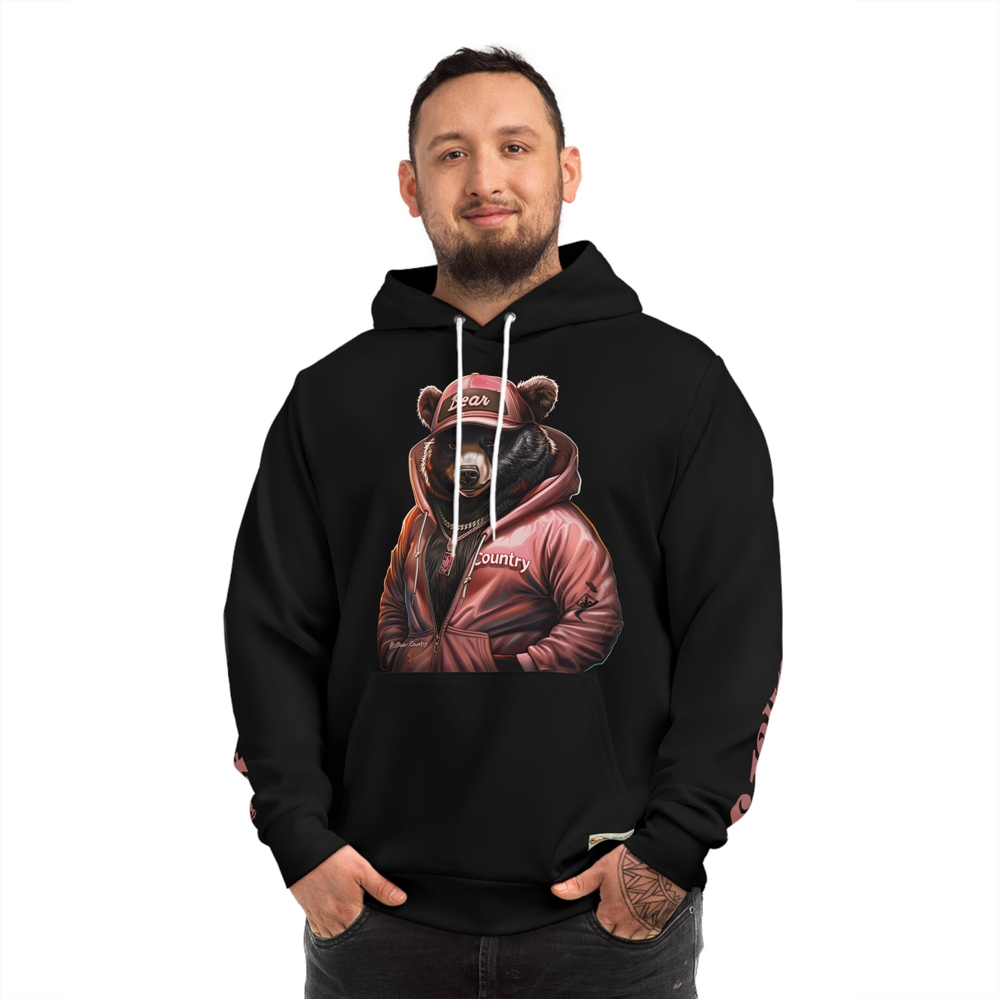 Blk & Pink Mama Bear Hoodie