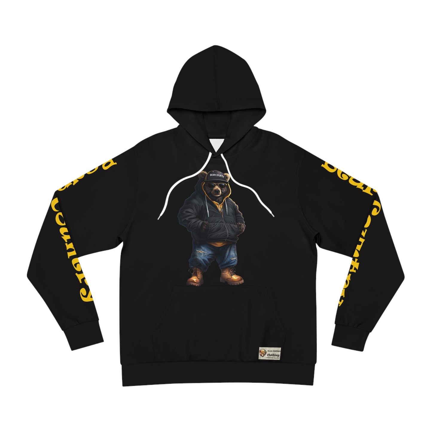 Blk & Yellow Bear Hoodie