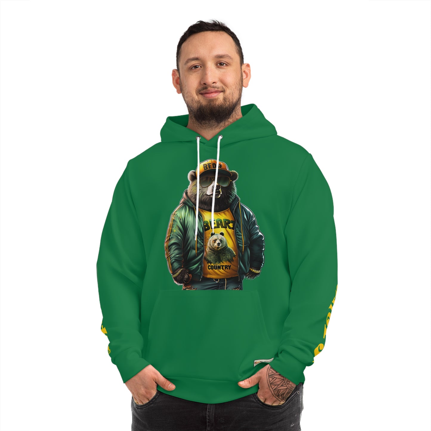 Green & Yellow Hoodie