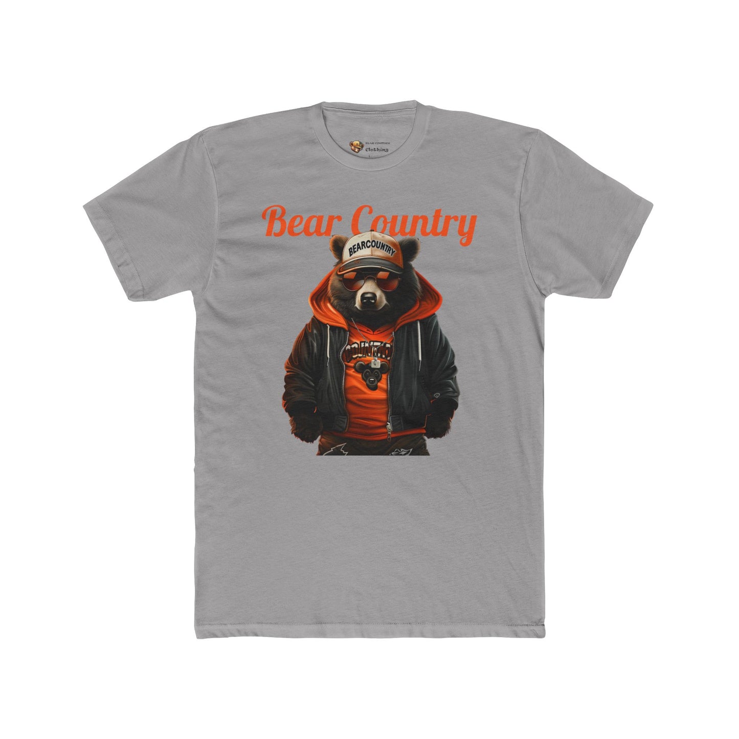 Blk & Orange Crew Tee Shirt