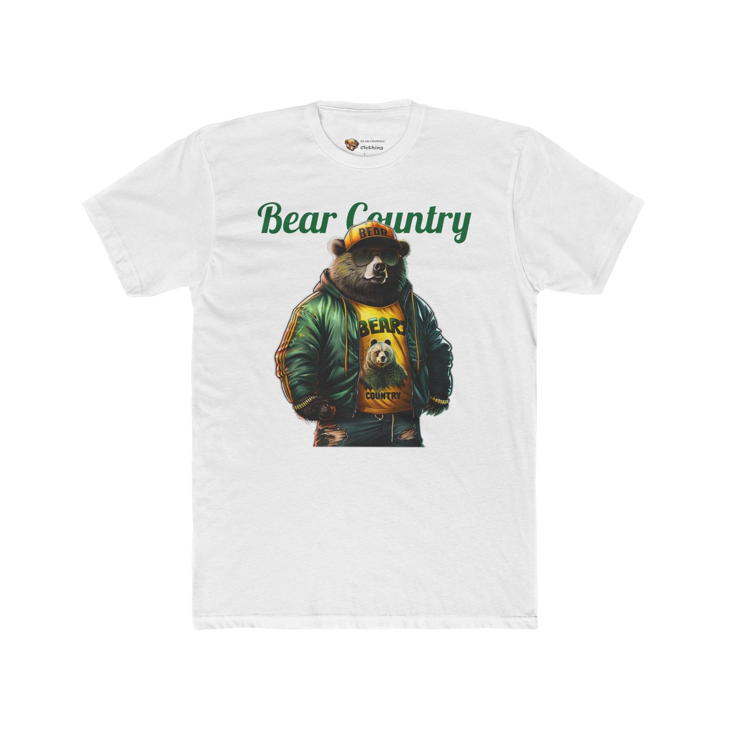 Blk & Green Crew Tee Shirt